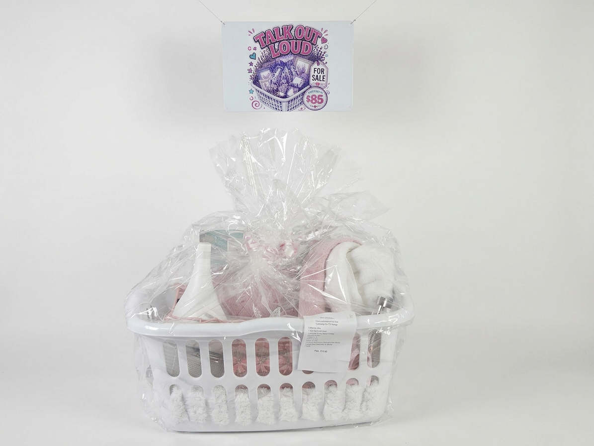 Pink and White Dior-Bath Set - Image 3