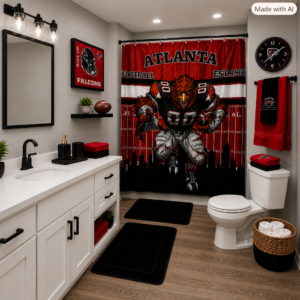 Atlanta Falcon Bathroom