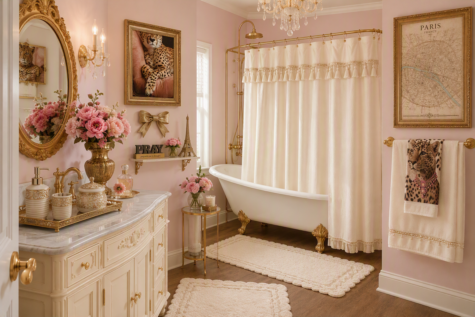 Vintage Cheetah Bathroom - Image 2