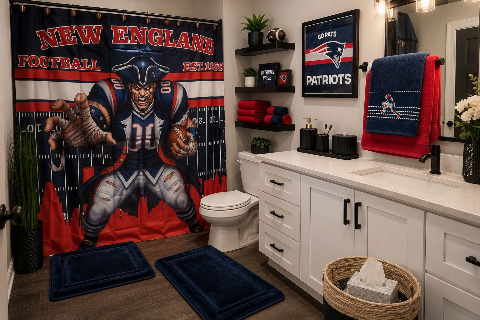 Patriots Bathroom - Image 1