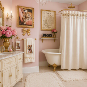 Vintage Cheetah Bathroom - Image 3
